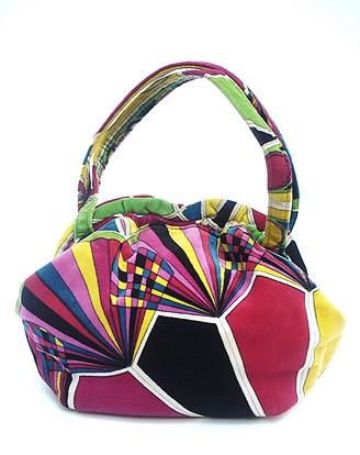 1960S EMILIO PUCCI 
 VELVET HANDBAG